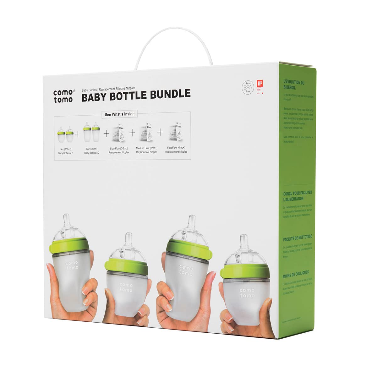 Baby Bottle Bundle, Green, (7 Piece Set)