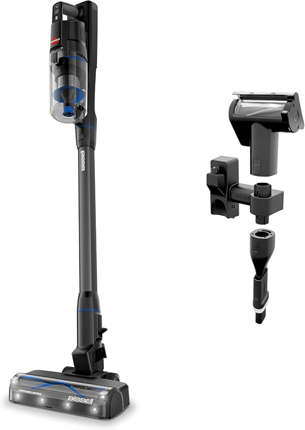 Self-Standing Cordless Vacuum w/Tangle Free Brush Roll,
