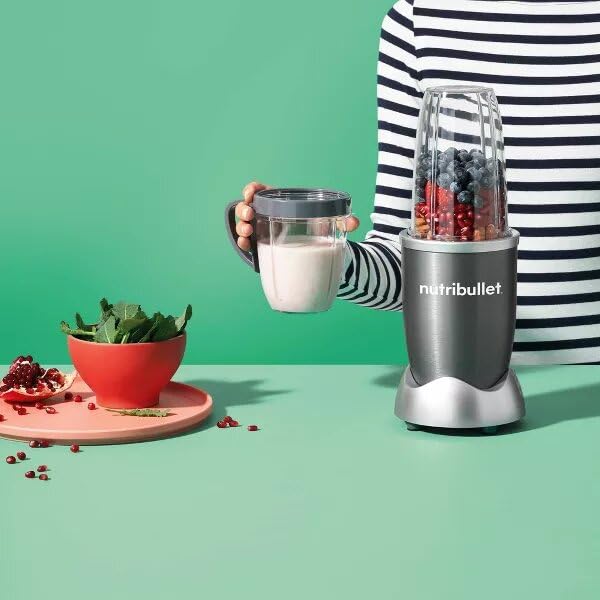 8-Piece High-Speed Blender/Mixer System, Gray