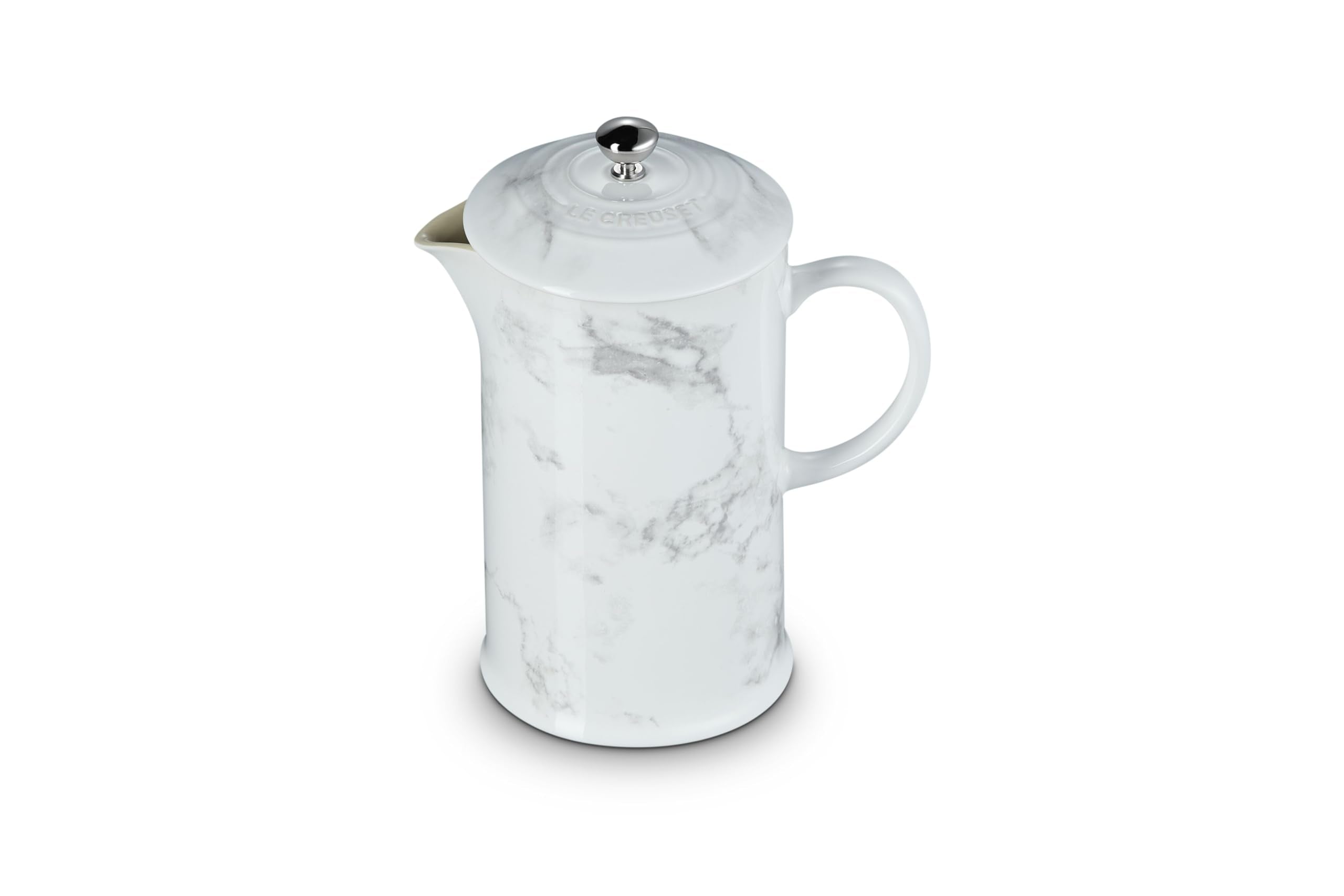 Stoneware 34 oz, Marble Collection French Press