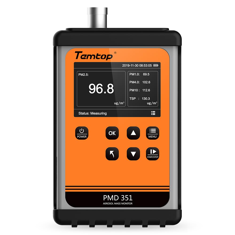 Dust Monitor Handheld Laser Air Quality Detector PM Sensor