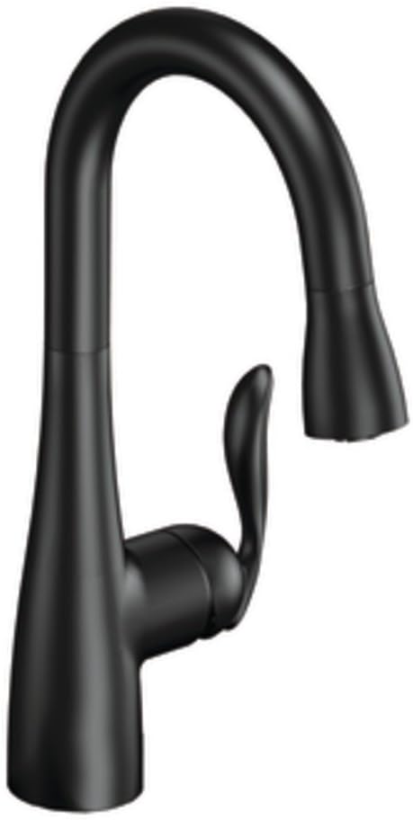 Arbor Chrome One-Handle High Arc Pulldown Single Mount Bar Faucet with Reflex, 5995