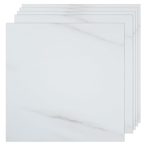 30-Pack Peel and Stick Vinyl Floor Tiles, 12"x12" Self-Adhesive Waterproof Peel and Stick