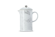 Stoneware 34 oz, Marble Collection French Press