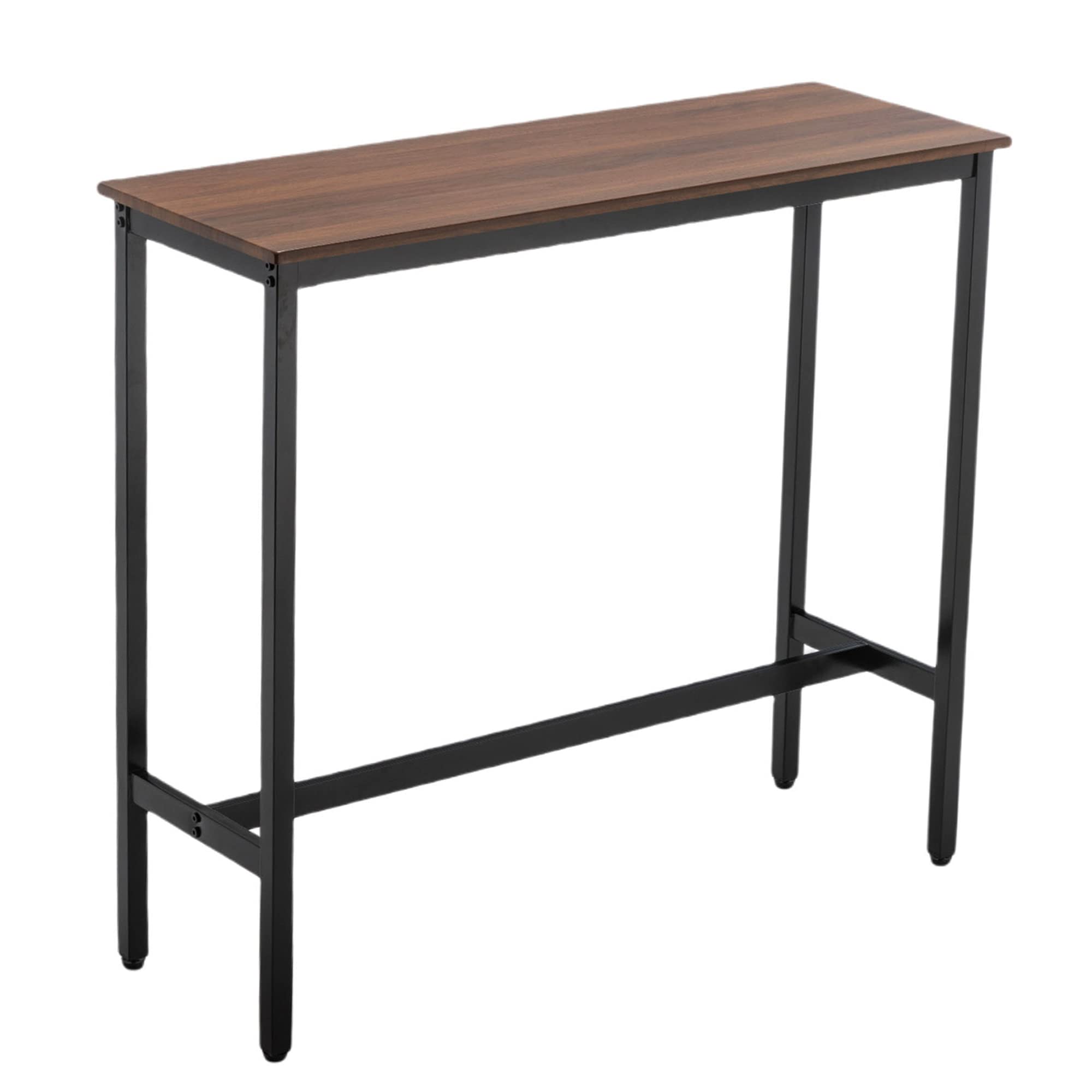Rectangle Bar Table 41" Bar Height Pub Table Industrial Table for Kitchen Dining Room