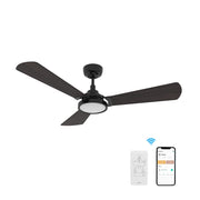Ceiling Fans with Dimmable LED Lights and Remote, Compatible with Alexa/Google