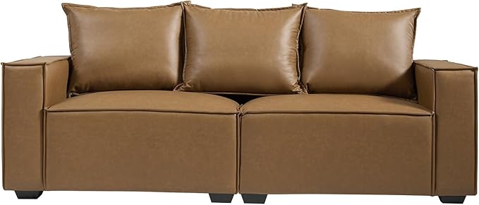 Oversized Cloud Couch for Living Room, Modern Upholstered 3-Seater