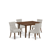 PSFR5-MAH-05 5 Piece Kitchen Table Set for 4 Includes a Rectangle