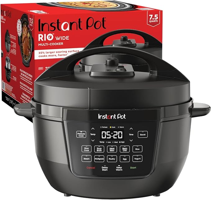 Duo 7-in-1 Electric Pressure Cooker, Slow Cooker, Rice Cooker, Steamer, Sauté