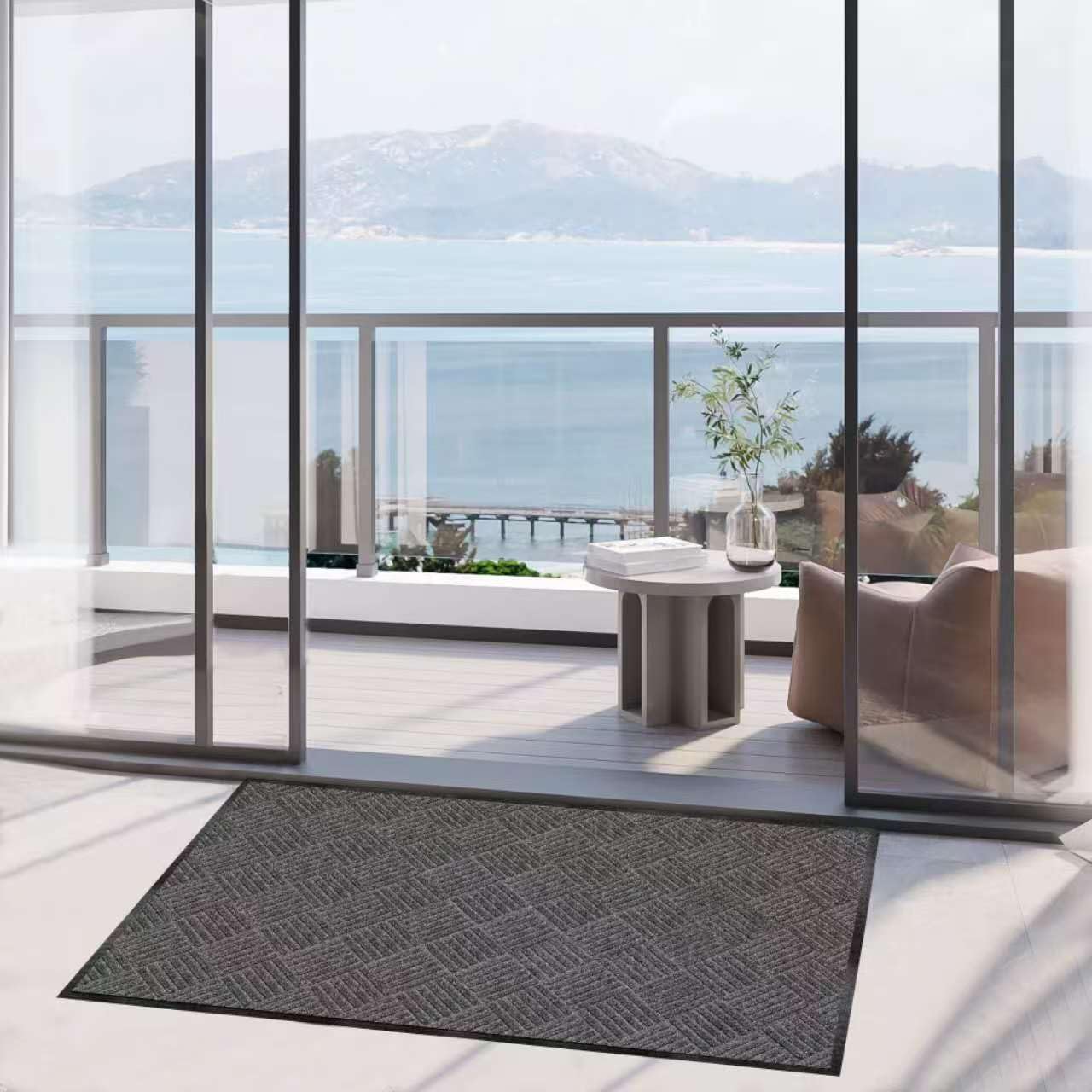 3' x 5' Commercial-Grade Entrance Mat Heavy Duty Dirt Trapper Entryway Doormat