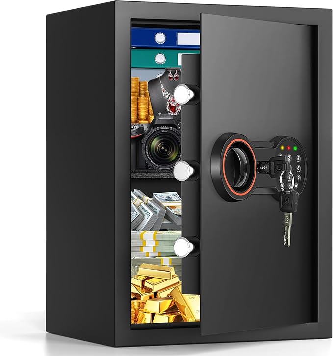 4.3 Cub Large Home Safe Fireproof Waterproof, Anti-theft Fireproof Safe Box