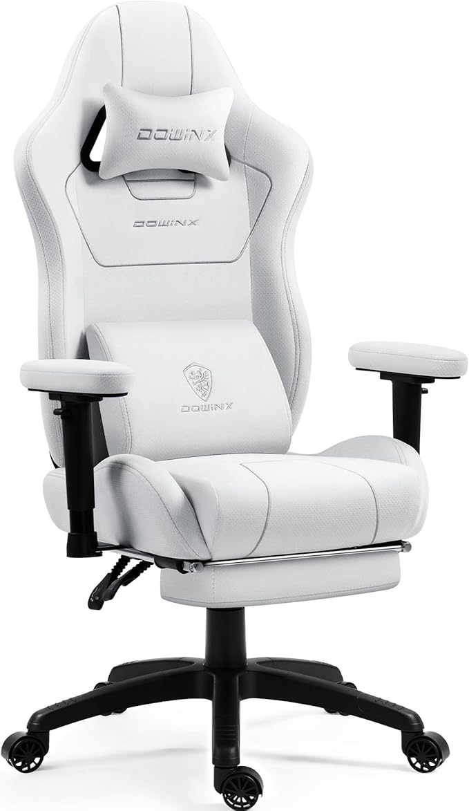 Gaming Chair Tech Fabric with Pocket Spring Cushion, Ergonomic Computer