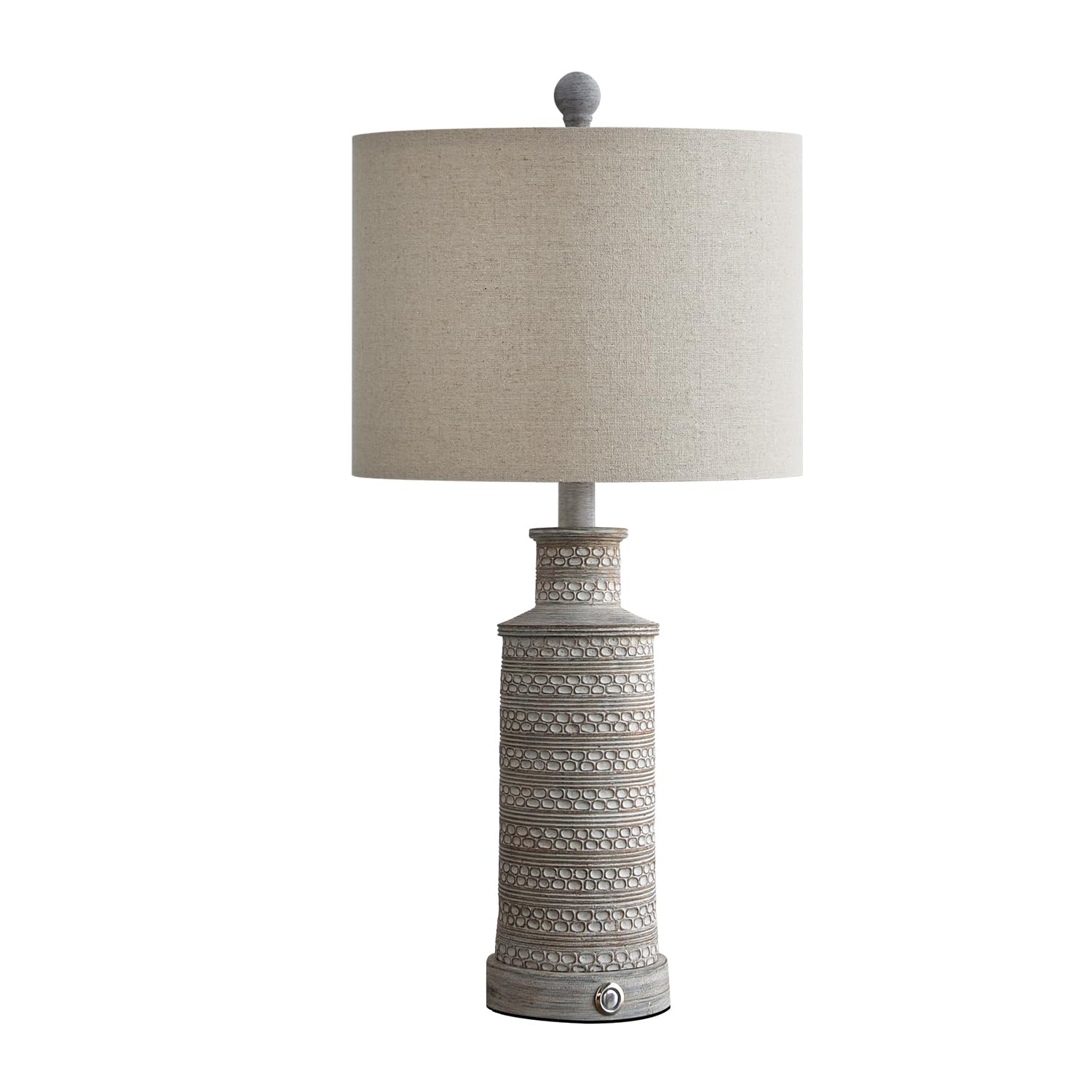 Dimmable Touch Control Table Lamp Set of 2 with Dual USB Charging Ports