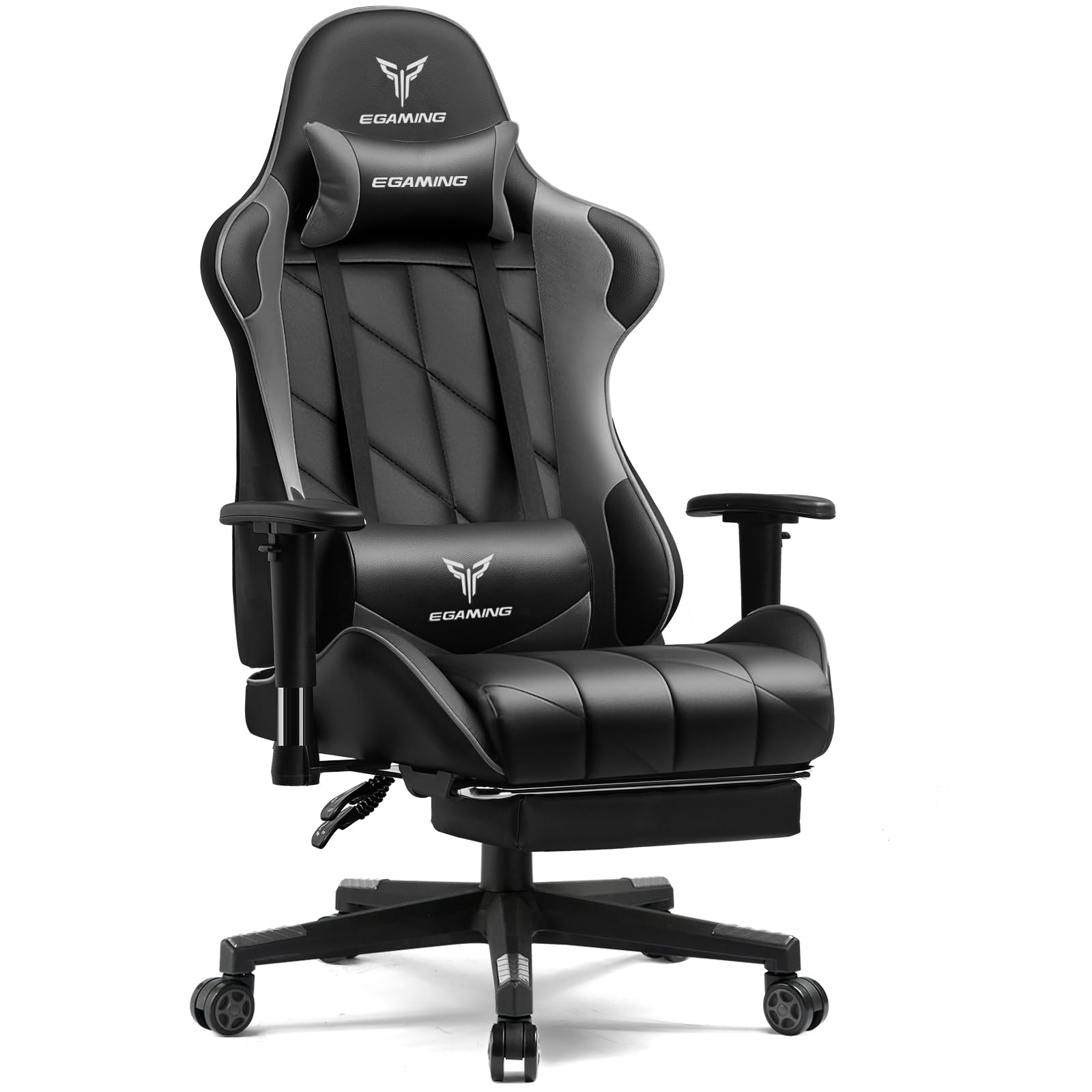 Gaming Chair, Big and Tall Video Game Chair with High Back PU Leather