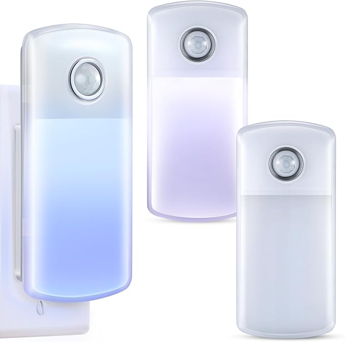 Power Failure Night Lights 5-in-1 Multi Color LED Light, Rechargeable Flashlight