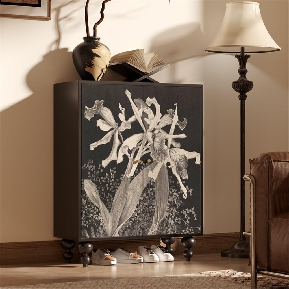 Entryway Shoe Rack Modern Storage Furniture 5-Tier Shoe Cabinet Large