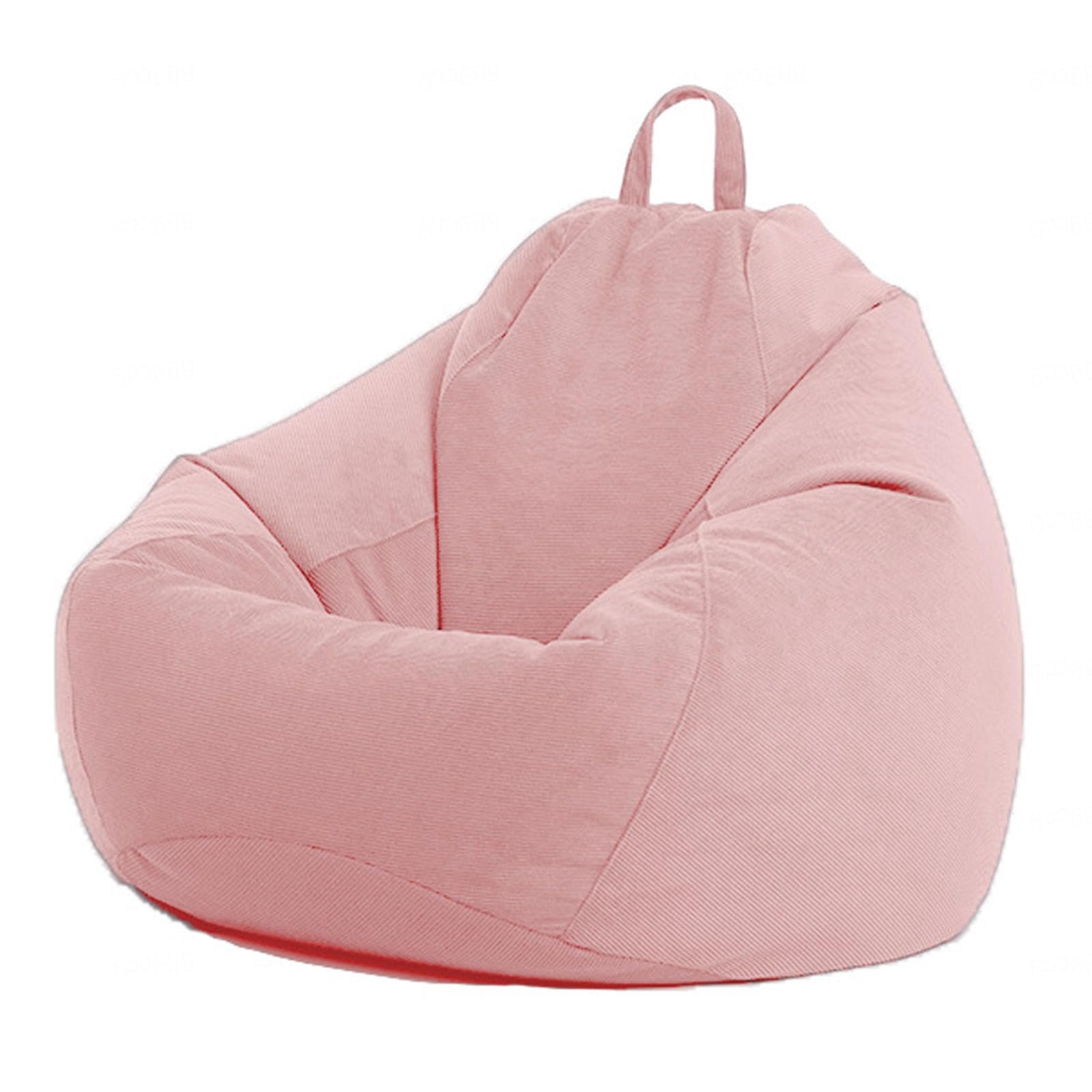 Bean Bag Chair Cover(No Filler),Soft Linen ，Stuffed Storage Or Memory Foam Sack