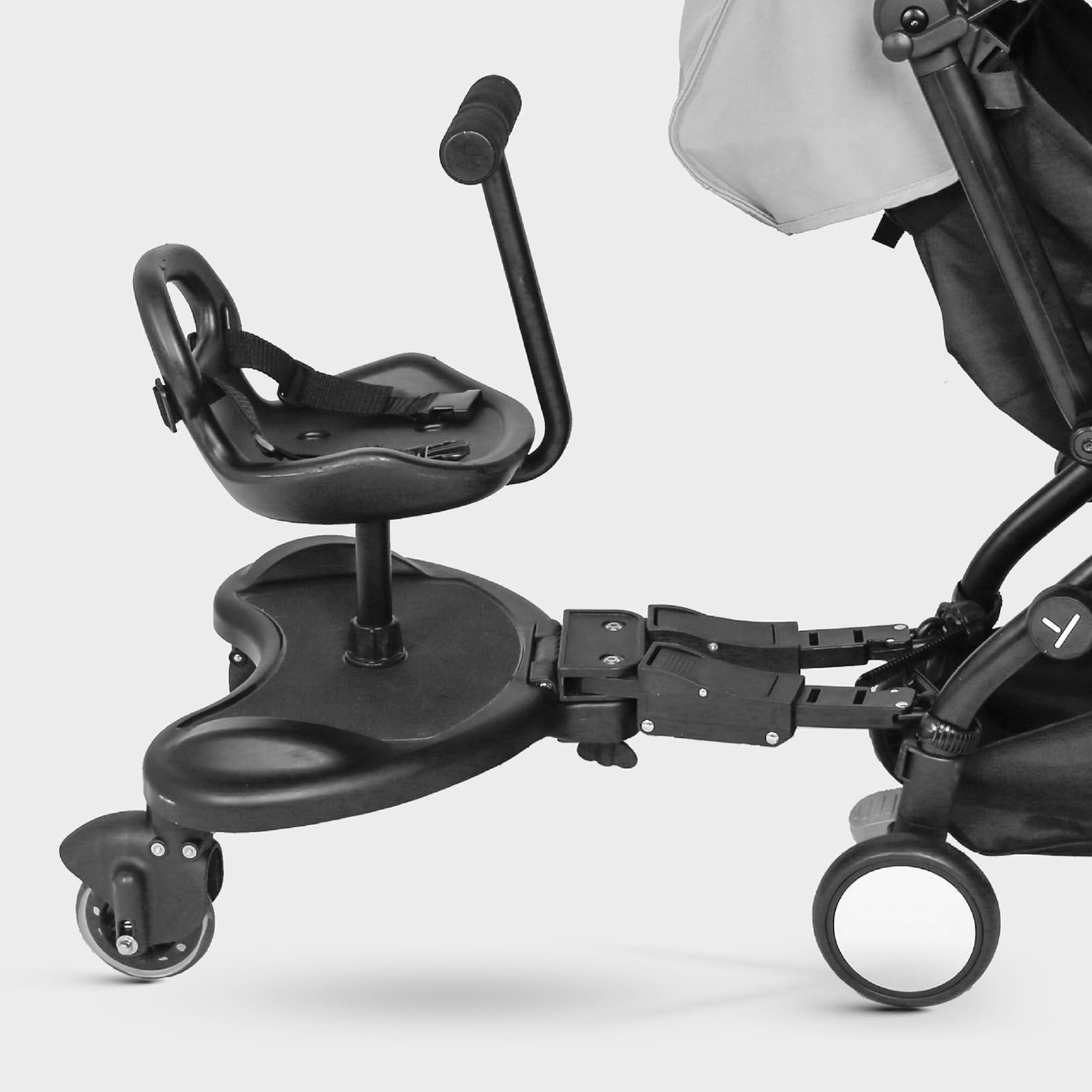 Stroller Board, Child Rider Stroller Attachment, Non-Slip Stroller Standing Boar