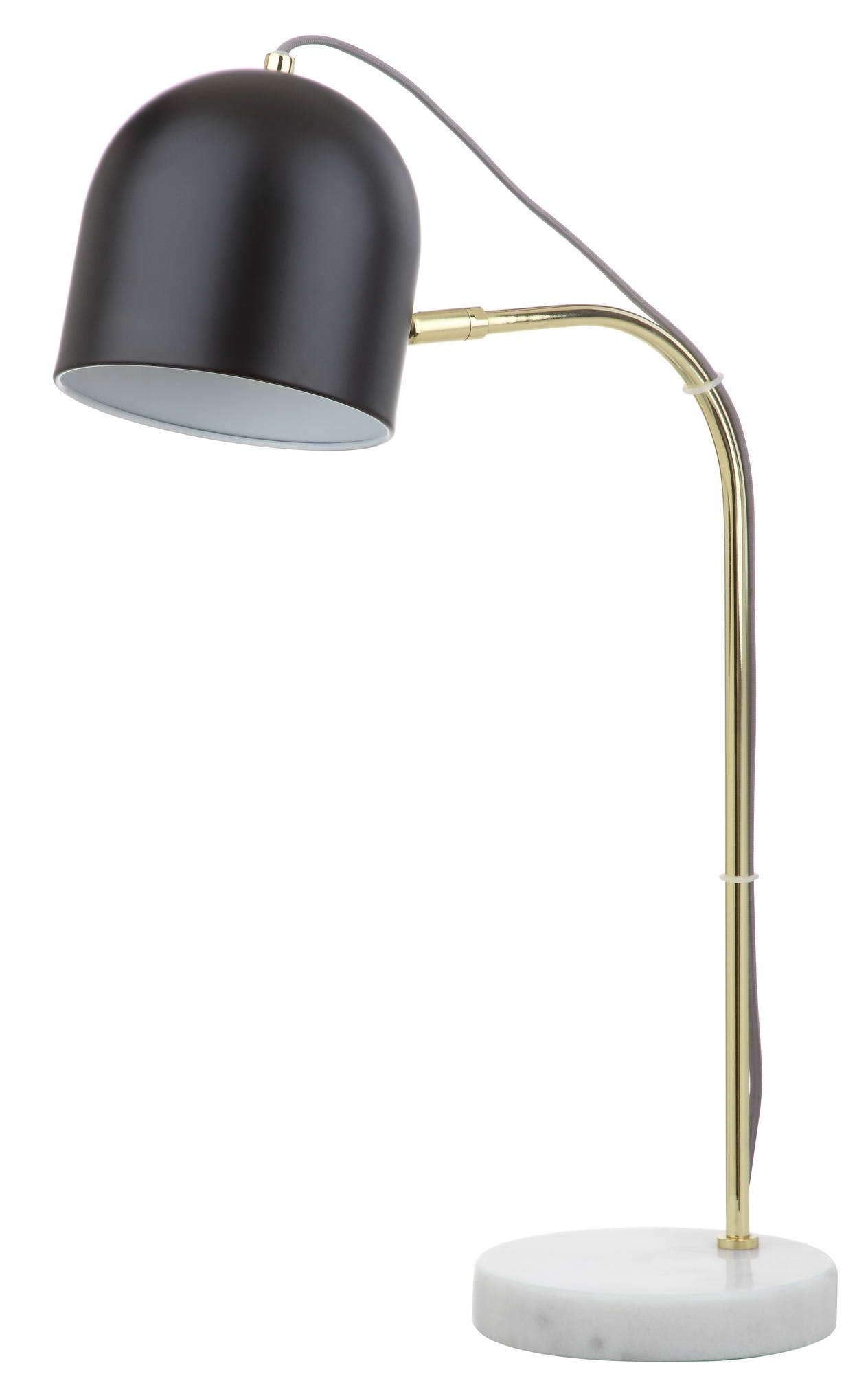 Lighting Collection Drina Gold/ Black 24-inch Bedroom Living Room Home Office Desk