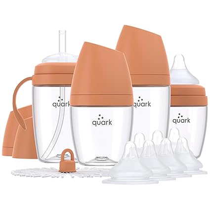 Bottle Feeding Bundle by Quark - Baby Bottle Set with Baby Bottles for Breastfed