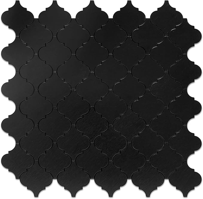 Arabesque Peel and Stick Backsplash Tile, Stick on Backsplash for Kitchen and Bathroom