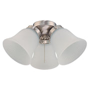 7784900 Three LED Cluster Ceiling Fan Light Kit, Brushed Nickel Finish