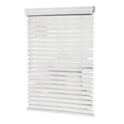 2 Inch Faux Wood Blinds for Indoor Windows with Crown Valance