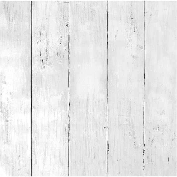 Wood Wall Paper Decorations 17.7x276 Inch Shiplap Peel and Stick Wallpaper Wood Bulletin