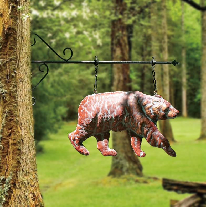 3D Antique Bear Sculptures with Bracket & Arrow