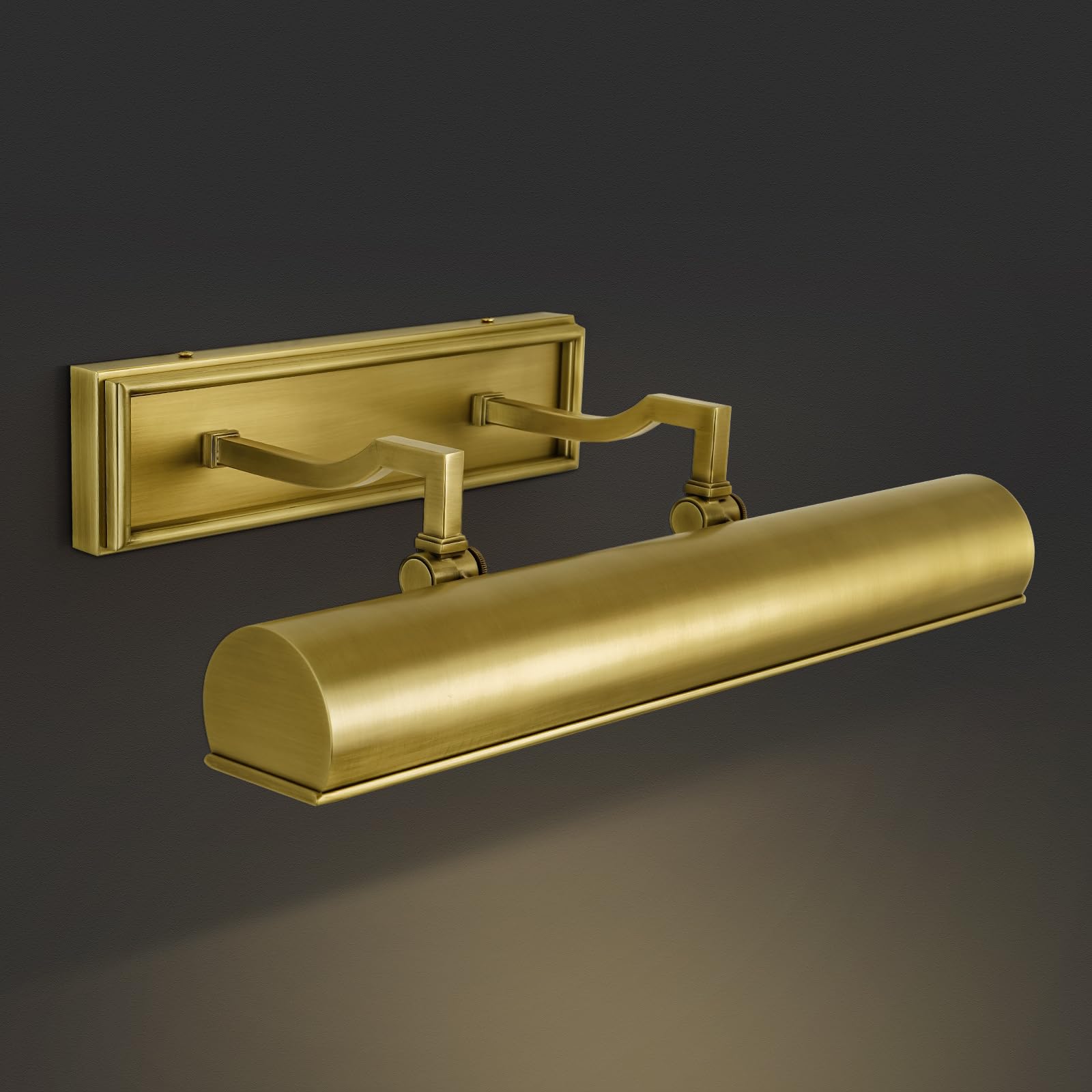 Picture Light 18" Brass Picture Lights for Wall 3-Light Gold Picture Frame