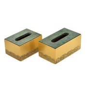 Tissue Box Holders Brass Tissue Box Tissue Box Cover Rectangular Tissue Dispenser