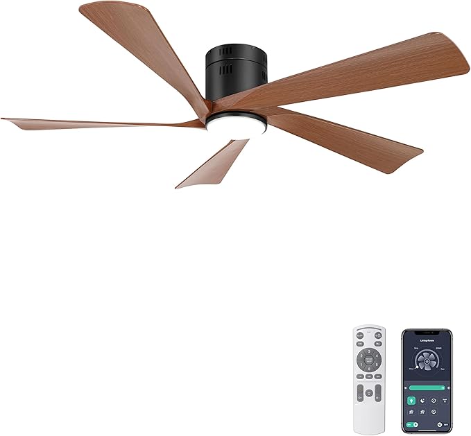 52” Low Profile Ceiling Fan with Lights