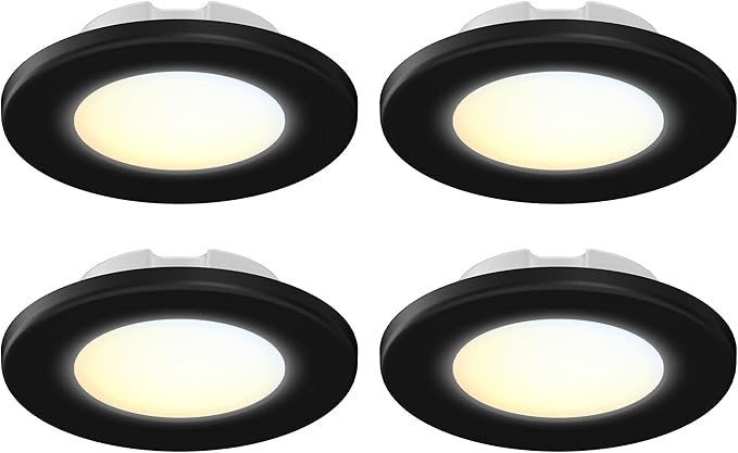 4 Inch LED Mini Surface Mount Light, Recessed Trim
