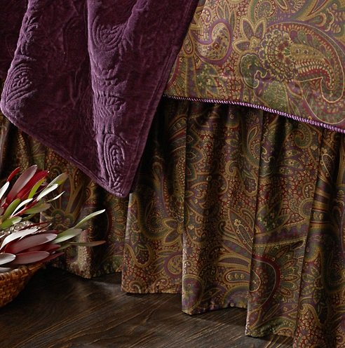 New Bohemian King Bedskirt - Paisely