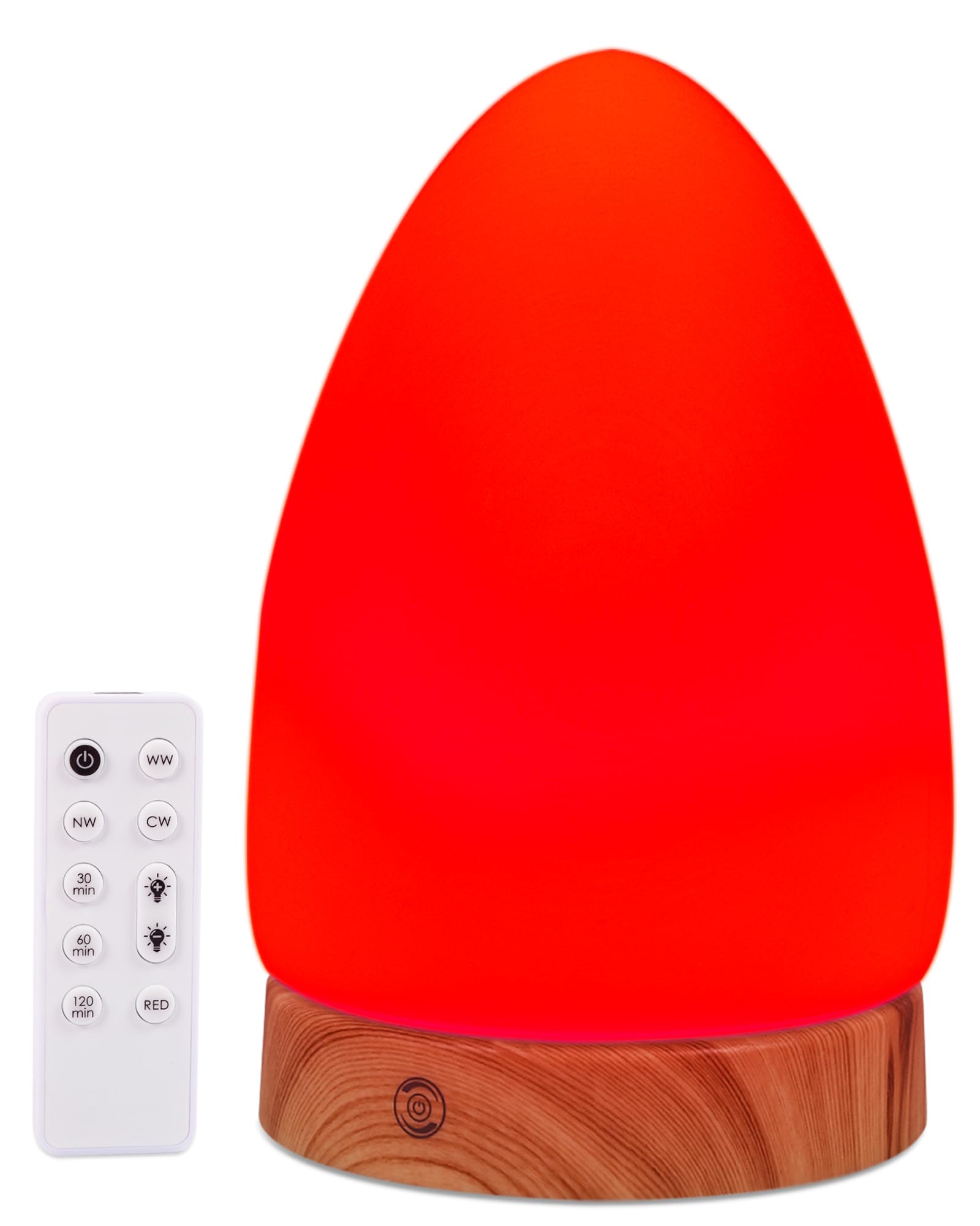 Red Light Night Light Lamp for Sleep, Red Nightlight Desk Lamp with 670nm