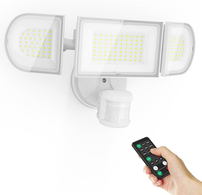 100W Motion Sensor Outdoor Lights, 9000LM LED Security Lights Motion Sensor Light