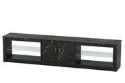 80 Inch TV Stand for 75/85/86 inch TVs, LED Gaming Entertainment Center living room