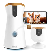 Camera + Mini (2-Camera Bundle Nanny Pro Subscription): Dog Safety & Home