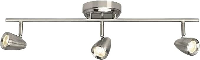 Generation Lighting 3-Light Talida LED Ceiling Track Lights Brushed Nickel