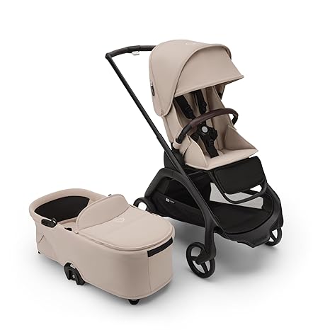 Dragonfly City Stroller with Full-Size Baby Bassinet and Toddler Seat