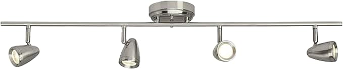 Generation Lighting 3-Light Talida LED Ceiling Track Lights Brushed Nickel