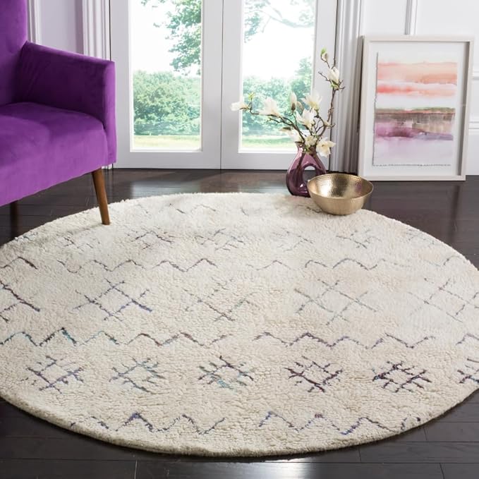 Casablanca Collection Accent Rug - 4' x 6', Ivory & Multi