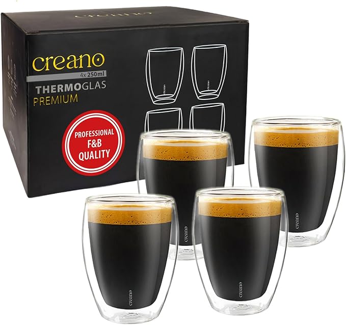 Double-Walled Drinking Glasses 12.5oz / 400 ml - Set of 6
