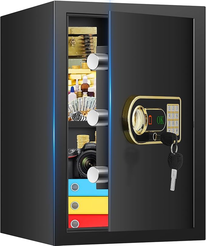 5.8 Cuft Large Safe Box Fireproof Waterproof, Fireproof Safe for Home Use