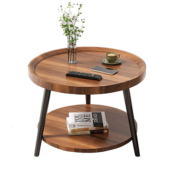 Coffee Table, Modern Simple Double-Layer Sofa Side Table/Bedside Table