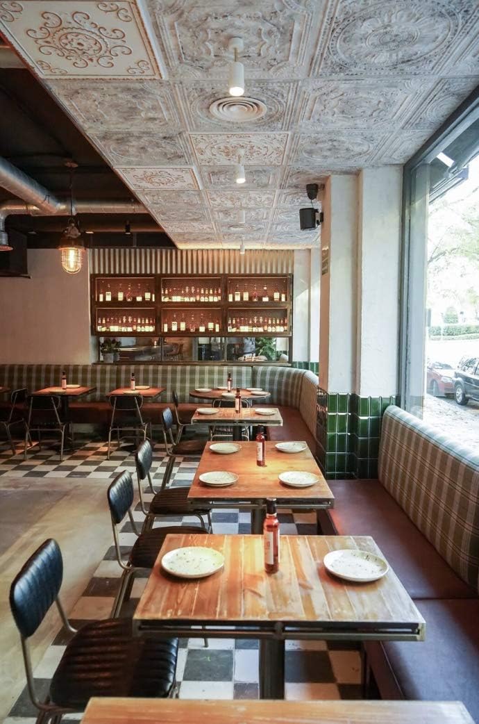 Decorative PVC Ceiling Tiles, Easy to Install PVC Panels, Wall Decor for Bar Cafe Club