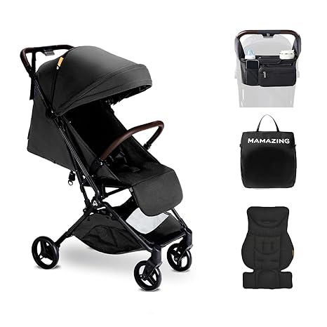 Lightweight Baby Travel Stroller with Carbor Fiber Frame, Compact & Airplane-Friendly,
