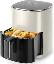 6QT Air Fryer with Window, Square Airfryer Oven 12-in-1 for Family