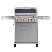 Outdoor Barbecue Stainless Steel 4 Burner Propane Gas Grill, 62