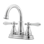 Sonterra Bathroom Sink Faucet, 4-Inch Centerset, 2-Handle, 3-Hole, Polished Chrome Finish